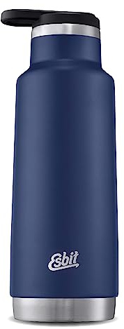 Esbit Isolierflasche Pictor - Edelstahl Thermoflasche 550 ml in Blau - mit Loop Verschluss