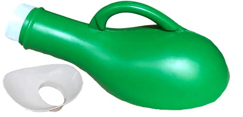 Unisex Leakproof Portable Urinal - Ideal for Car Travel Camping Caravan Festivals Children Elderly (Green)