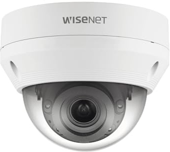 Hanwha Techwin QNV-8080R Wisenet Q Series 5M H.265 IR Dome Camera, 1/2.8 5MP CMOS, Max. 5Megapixel (2592 x 1944) Resolution, 3.2~10mm (3.1x) Motorized Varifocal Lens