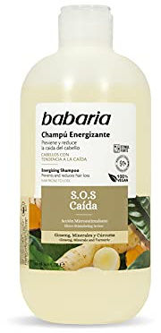 Babaria - Champu Anticaida Mujer Y Champu Anticaida Hombre | Champú Hombre Energizante | Champú Mujer 500ml | Ginseng Para Pelo Con Acción Microestimulante