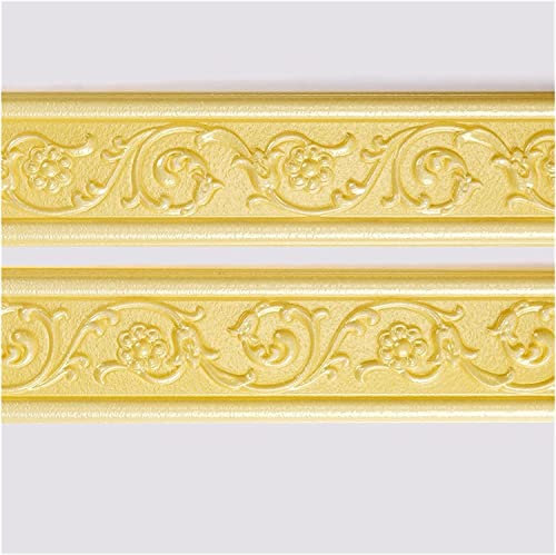 NOYOTA 3D-geprägte Tapeten, Taillenlinie, Wohnzimmer, Schlafzimmer, Fußleiste, Selbstklebende Tapetenränder, Schaumstoff-Hintergrund, Fußleisten-Dekor (Color : A) (Color : B)