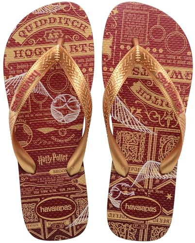 Havaianas Top Harry Potter Unisex Adults FlipFlop Mahogany 4.5/5 UK