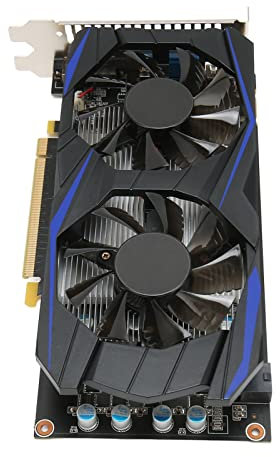 ANGGREK Carte Graphique de Jeu 6 Go 192BIT GDDR5 Double Ventilateur, Interface Multimédia Haute Définition VGA DVI, DirectX11, 2560 X 1600, Compatible SLI (GTX550Ti 6 Go)