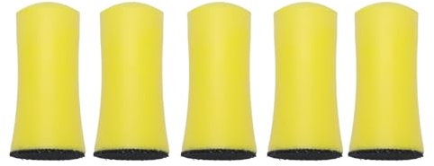 5Pcs Hand Sanding Block,Foam Sanding Pad 1in Round Polishing Pad Tool Set Kit for Car Beauty Cleaning,Polishing,Etc