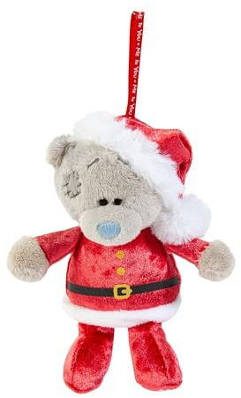 Me to You Plush Tree Decoration Tatty Teddy Dressed As Santa - Official Collection