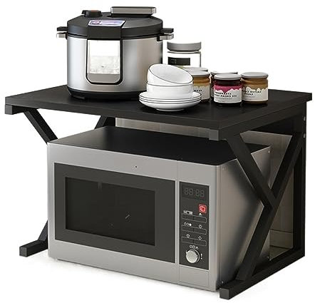 Mensola Microonde Mensole Cucina Rack Per Forno A Microonde Rack Per Tostapane Supporto Per Forno A Microonde Supporto Per Rack Da Cucina Per Ripiano Portaoggetti Da Cucina Ripiano Salvaspazio Cucina(