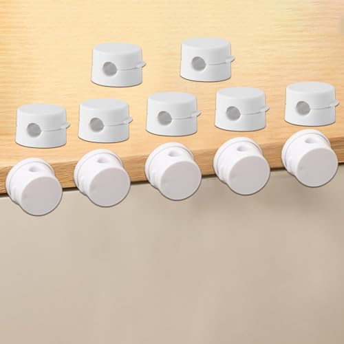 [12 Pack] Self-Adhesive Cable Tidy Clips - 20% Smaller Desk Organiser, No-Residue Cord Management for USB/HDMI/PC/Car/Home (Fits 2.5-8mm Wires)
