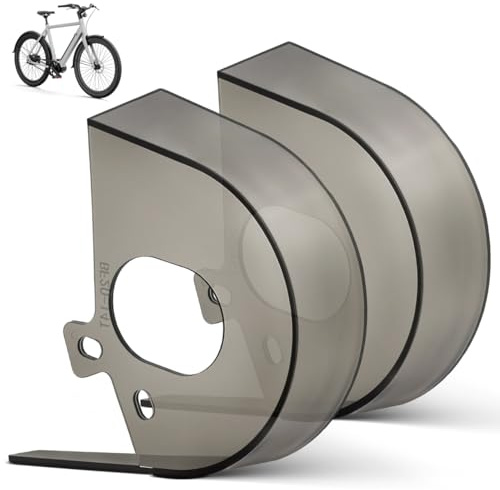 Milisten Bike Chain Cover 2 Pack Chain Guard Protector Sleeve for Mountain and Road Bikes Easy Installation Durable Oil-Resistant Plastic 4.52X3.93X1.25 Inch