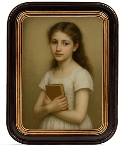 Afuly Vintage Bilderrahmen 13x18 Braun Harz Fotorahmen Picture Frame