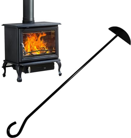 Rechen für Grill, strapazierfähig, Reinigungsausrüstung für Holzkohle, für Ofen, BBQ, Holz, Außengrill