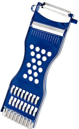 6 in 1 Vegetable Peeler, Julienne Potato Peeler and Fruit Slicer Blue