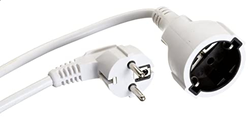 Schutzkontakt-Verlängerungskabel, 250V, weiss, 15m