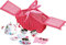 9980 Cestino da picnic Fiori colorati small foot, in legno intrecciato con accessori, set di stoviglie per bambini 20 pz., a partire da 3 anni