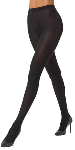 Wolford Damen Glanz Fein Strumpfhose Merino Tights 11310, 60 DEN, Gr. X-Large, Schwarz (Black 7005)