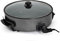 Tarrington House MP1420 Mehrzweckpfanne MP1420, Aluminium, Ø 40 cm, 1400 W, antihaftbeschichtet, Abnehmbarer Temperaturregler, Hochtemperatur-Glasdeckel, schwarz