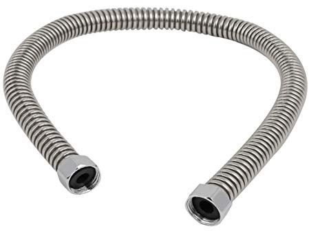 New Lon0167 Flexible de douche résistant à l'eau en acier inoxydable de 60 cm pour chauffe-eau(60cm Edelstahl-flexibler - dichter Schlauch für Durchlauferhitzer