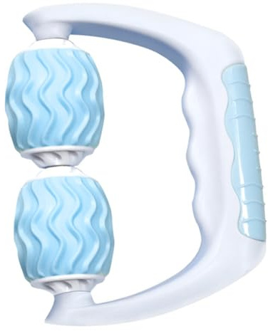 COLLBATH Tragbares Handmassagegerät Faszienrolle aus Abs für Muskelentspannung und Einfache Anwendung für Nacken und Bauch zur Fitness und Regeneration