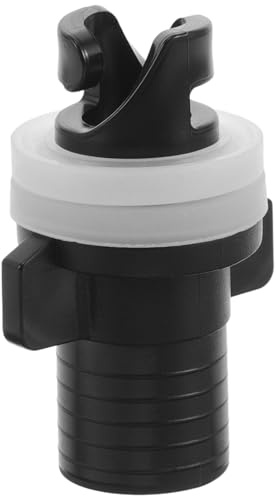 JHKNNK Outdoor Ventiladapter Weiß aus Kunststoff mit Dichtungsring für Paddleboard und Kajak Fußpumpe Zubehör für Schlauchboot und Pumpen