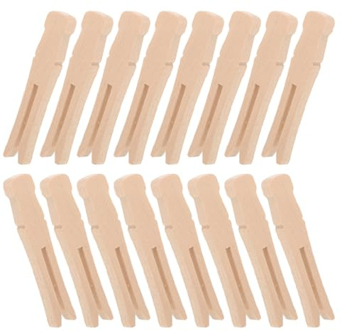 HAKIDZEL 100 Pinzas de Madera Clásicas para Ropa Agarre Firme y Resorte Fuerte, Pequeñas y Vintage, Ideales para Lavandería, Fotos y Secado de Colchas
