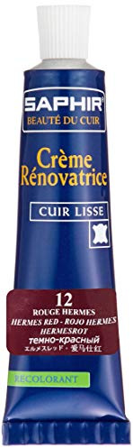 [Safir] Reno Hetze Farbe Reparaturcreme 25 ml Schuhe Tasche Kratzer verblasste Leder 9.550.851 Hermes Red