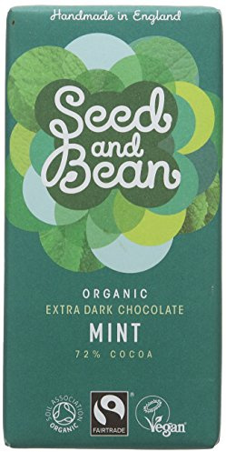 Organic Seed and Bean Extra Dark Mint Chocolate 85 g