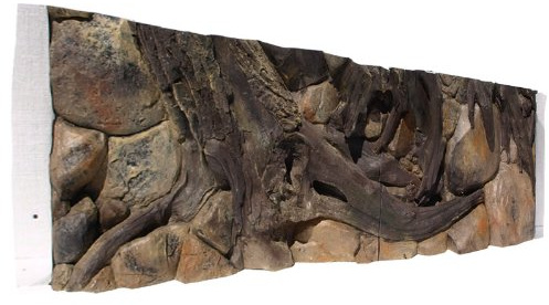 Robizoo ABG087 Rückwand zum Aquarium und Terrarium 3D Amazonas 150x50cm 2-teilig
