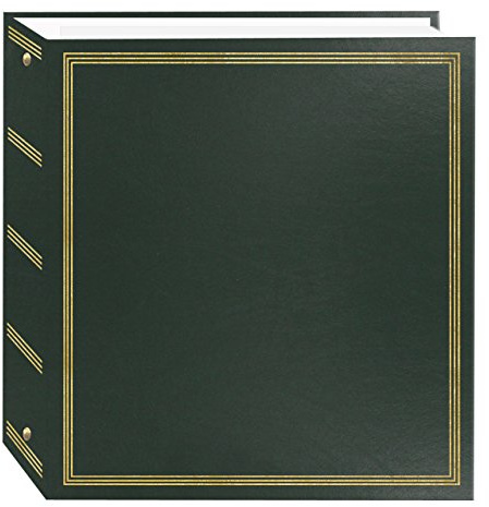 Pioneer Photo Albums TR-100/HG TR-100 Hunter Green Magnetic 3-Ring Photo Album 100 Page