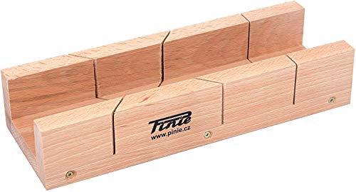 Gehrungsschneidlade aus Buchenmassivholz 300x65x38 mm