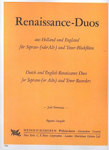 Renaissance-Duos aus Holland und England: für 2 Blockflöten (ST)