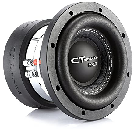 CT Sounds Meso-6.5-D4 6.5 Inch Car Subwoofer Dual 4 Ohm, 800 Watts Max