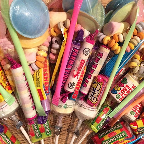 eventabox Pre Filled Retro Sweet Cones Kids Party Bags Children's Birthday (45)