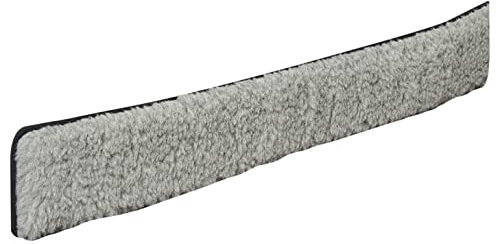 K. & N. Schurwolle 550 Schurwoll-Zugluftstopper für Türen 100 cm, Grau