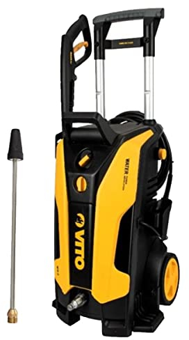 Pulitore ad alta pressione 130 Bar WR2 VITO 1800W Motore Induzione Lance Ottone Tubo 5m Serbatoio detergente integrato