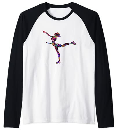 Eiskunstlauf Mädchen und Frauen Schlittschuhlaufen Raglan