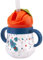 Tazza per bambini 6+Mesi, con Cannuccia ponderata e anti-fuoriuscita, Transition Cup Bicchiere, con Manici, a prova di perdite, con Beccuccio Morbido, 260 ml, senza BPA (Blu)