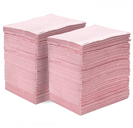 125Pcs Disposable Waterproof Mat Leakproof Clean Tablecloths Underpad Beauty Salon Tattoo Protector Pad Sheet(pink)