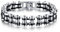 LAFATINA Men's Bicycle Bike Rocker Link Manly Motorcycle Chain Bracelets Fathers Day Stainless Steel Wide Masculine Bangle Wristband, 8.38 inches