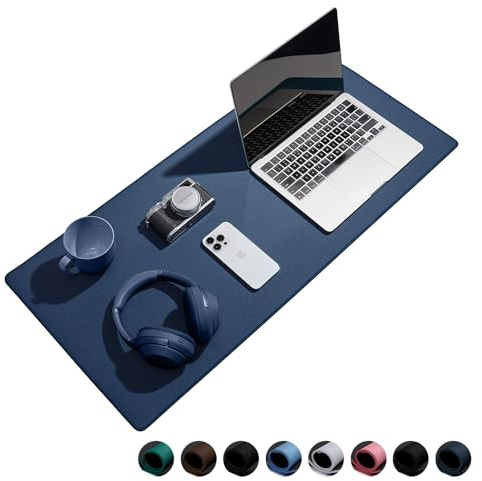 Reniteco Waterproof Large Office & Gaming Mouse Pad, 27.6 x 11.8 x 0.12 | Anti-Fray Stitched Edges, Premium Textured Surface, Non-Slip Rubber Base, Water and Stain Resistant Protection
