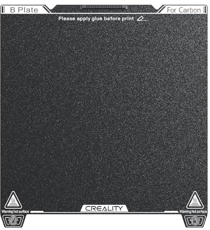 Creality K1 Texture PEI Bauplatten-Kit, flexible Federstahlplattform mit Texture PEI-Oberfläche für K1, K1C, Ender 3 S1/Pro, Ender 3 V3 SE, Ender 5 S1 235 x 235 mm (K1C PEI)
