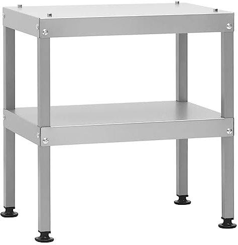 Mesa de cocina y comedor para horno ahumador, 40 x 28 x 44,5 cm, acero galvanizado, hogar y jardín