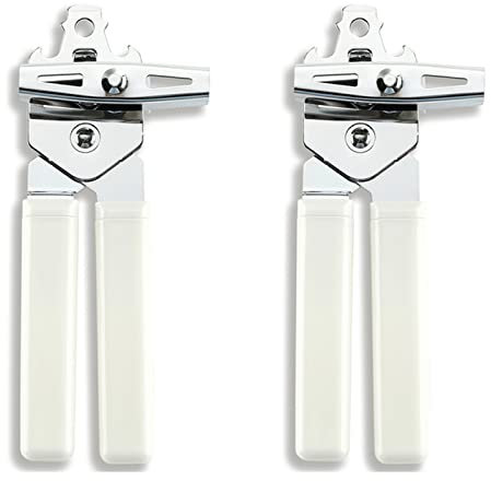 Apri Bottiglia Apriscatole Manuale Apriscatole 2 pezzi Apribottiglie in acciaio inox Professionale Ergonomico Can Apri strumento Apri Bottiglia Elettrici(2 PCS)