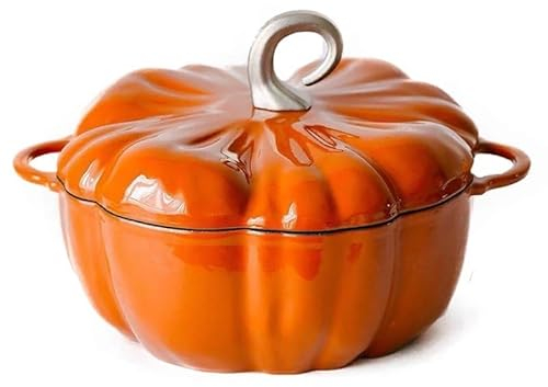 LYP-DEINEOMGS Slow Cooker e pentola for stufati: pentola Termica isolata, pentola for zuppe – utile e Facile da Pulire for Cucinare a casa(Yellow Dutch Oven)