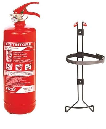 2 kg dammbrandsläckare. För husbil båt inklusive fäste