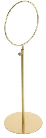 Angoily Soporte Metálico Ajustable para Bufandas y Chales, Acero Inoxidable, Exhibidor Resistente para Tienda y Hogar, Organizador Práctico para Accesorios