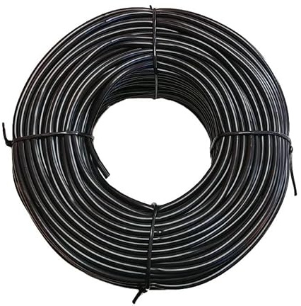 RP RIEGOPRO Microtubo PVC Flexible 3x5 mm para Riego por Goteo – Tubo de Irrigación en Rollo 25 m o 100 m – Marrón o Negro (Negro, 25 metros)