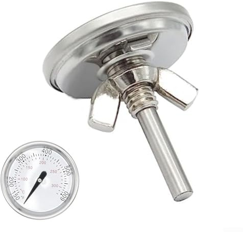 Termómetro para parrillas de gas Weber 200 300 Series E/S 210 220 310 y Q120 Q220 Q300 Q320 rango de medición 150F-600F