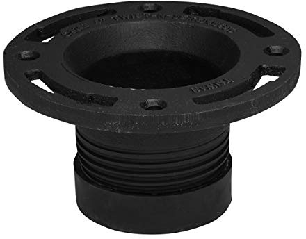 Oatey 4 in. Cast Iron Twist-N-Set closet flange