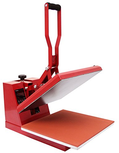 Pressa a Caldo 38x38cm per Stampa a Sublimazione Macchina Trasferimento Digitale Inchiostro/Vinile Pressatura Termica per Magliette,Borse,Custodie per Cellulari e Tappetini per Mouse 10 Fogli Gratis