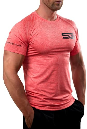 Satire Gym Shirt Herren Sportshirt Kurzarm atmungsaktiv | | Funktionsshirt | Bodybuildung T-Shirt als Activewear & Sportbekleidung Männer für Crossfit, MMA, Laufen