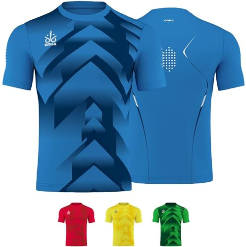 OMKA Trikot Teamsport Teamwear Fussballtrikot Fantrikot Shirt Jersey Blau M